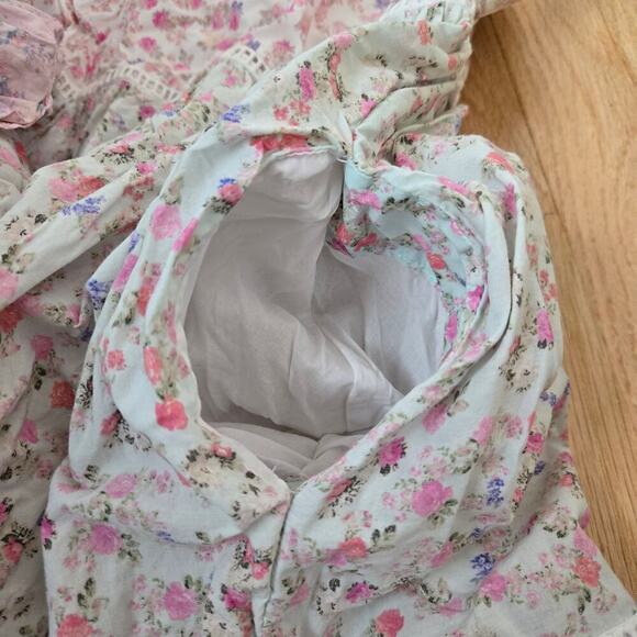 LoveShack Fancy Target Camille Tiered Ruffle Boho Midi Dress Small - Picture 8 of 9